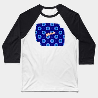 Lucky charm, blue eye pattern. Baseball T-Shirt